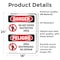 Signmission Do Not Enter High Voltage Bilingual Danger Sign, Vinyl Decal, 18in W x 24in L, 2PK OS-2PACK-DS-D-1824-VS-1134 - alternate 4